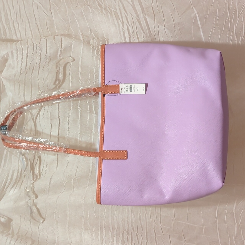 Talbots light purple shoulder bag, NWT